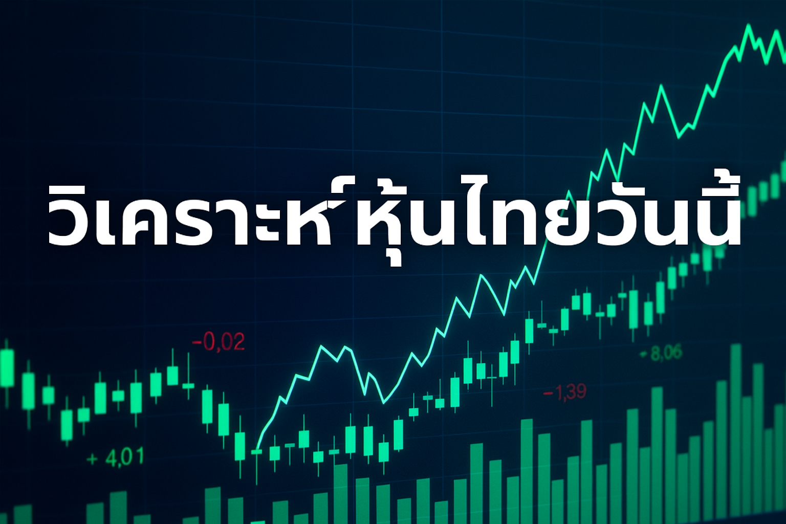 วิเคราะห์หุ้นไทยวันนี้