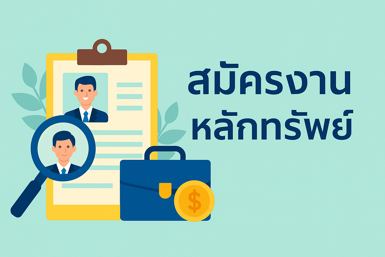 สมัครงาน หลักทรัพย์