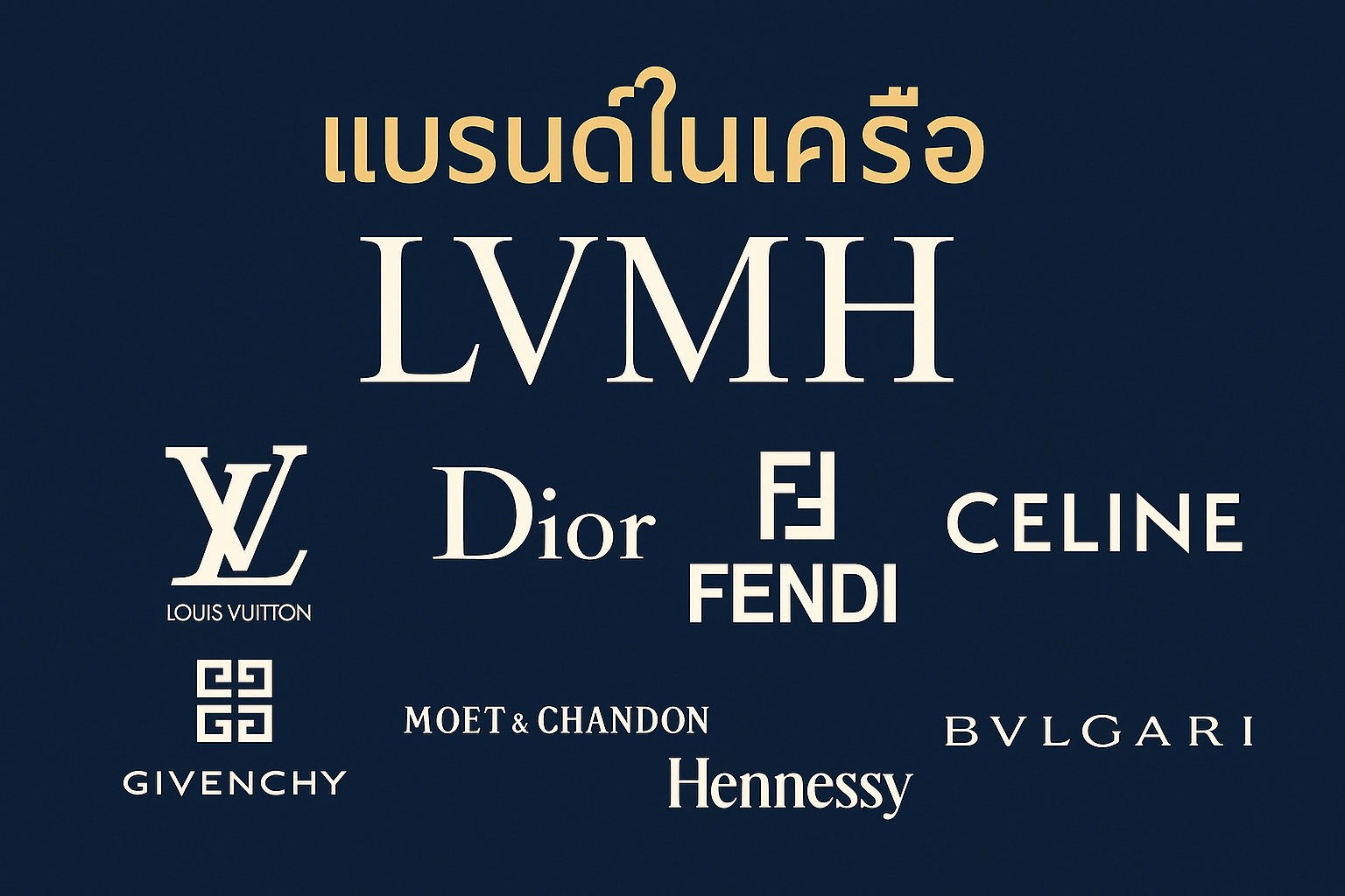 แบรนด์ในเครือ LVMH
