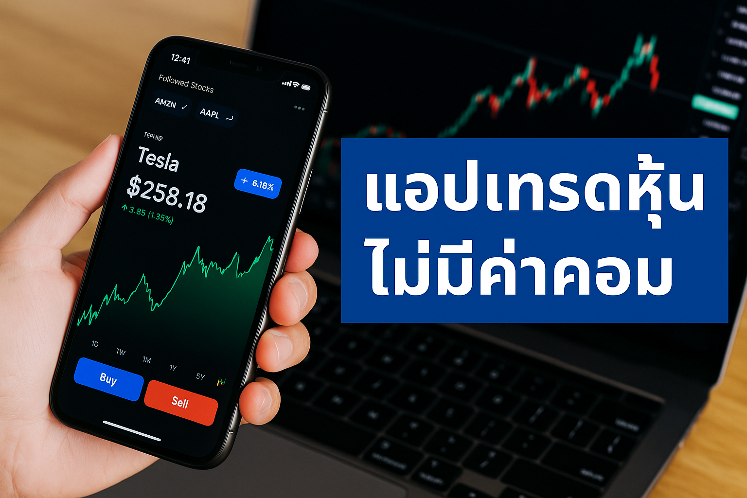 แอปเทรดหุ้นไม่มีค่าคอม