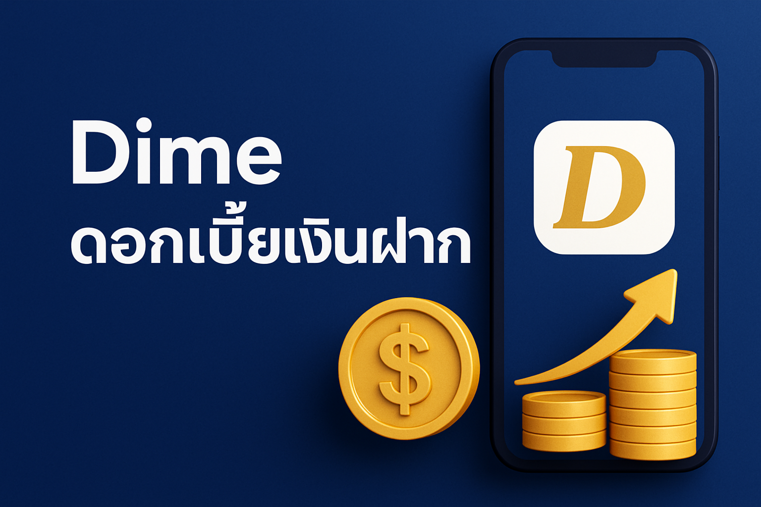 Dime ดอกเบี้ยเงินฝาก