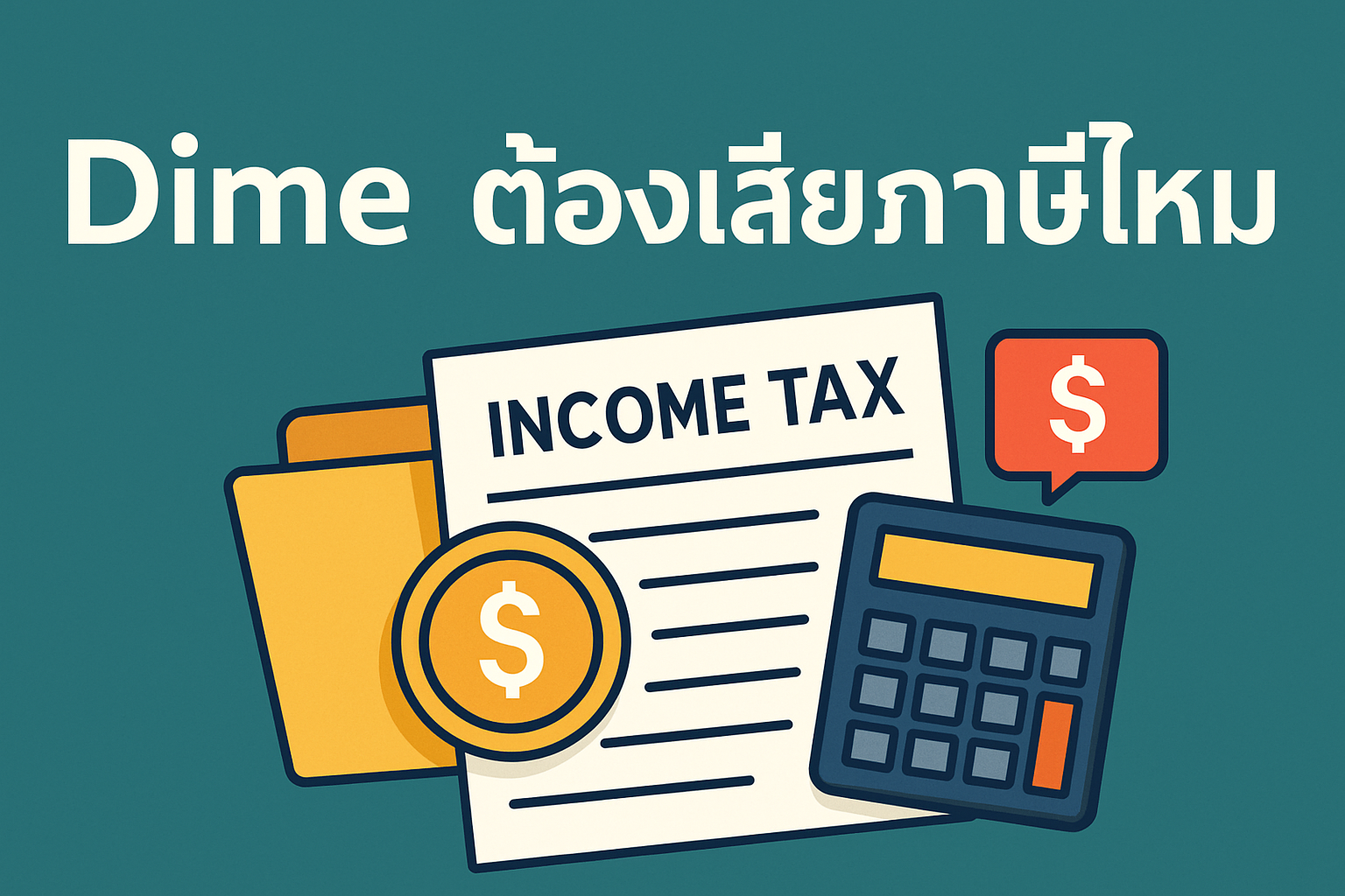 Dime ต้องเสียภาษีไหม