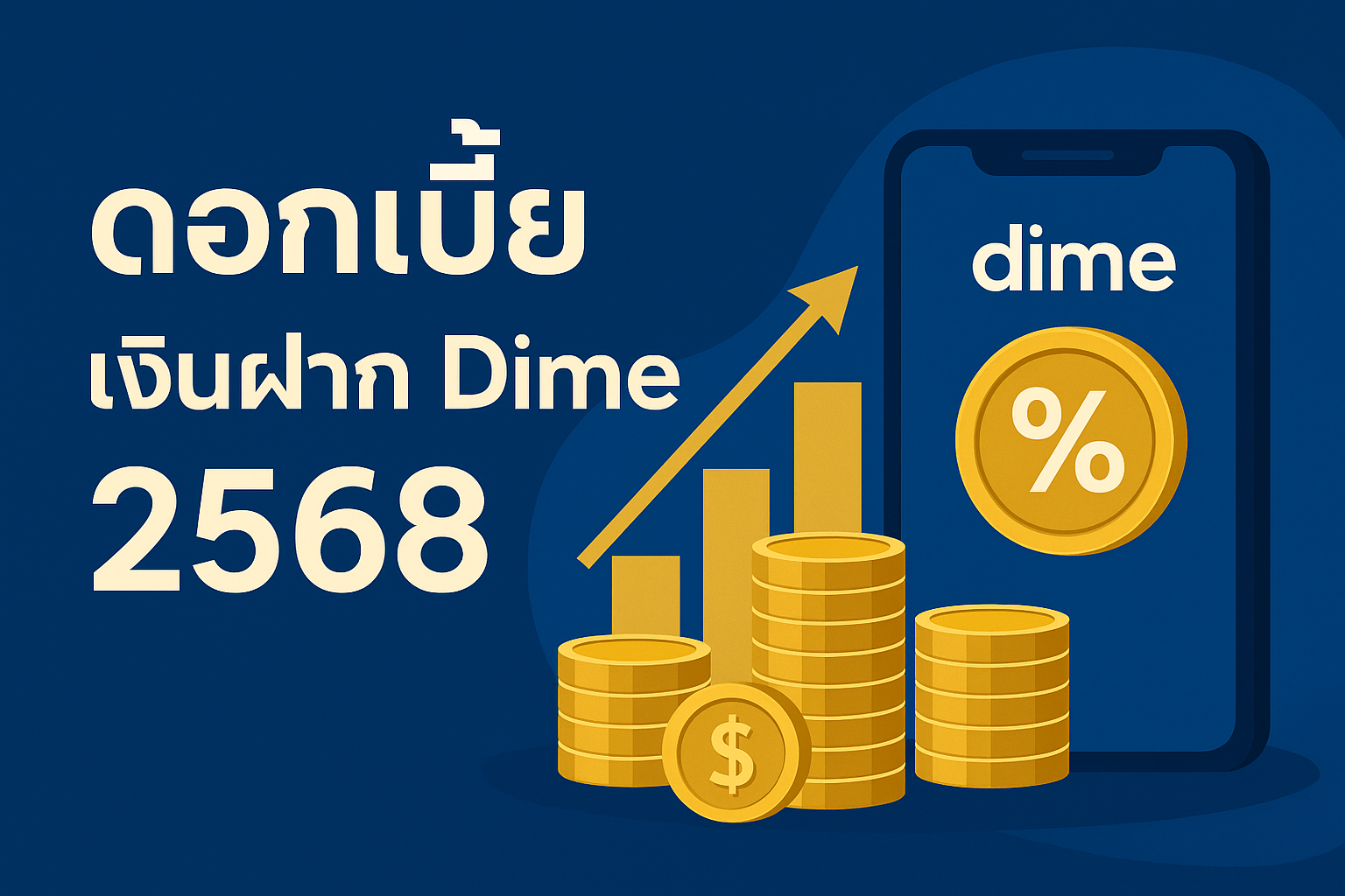 ดอกเบี้ย เงินฝาก Dime 2568