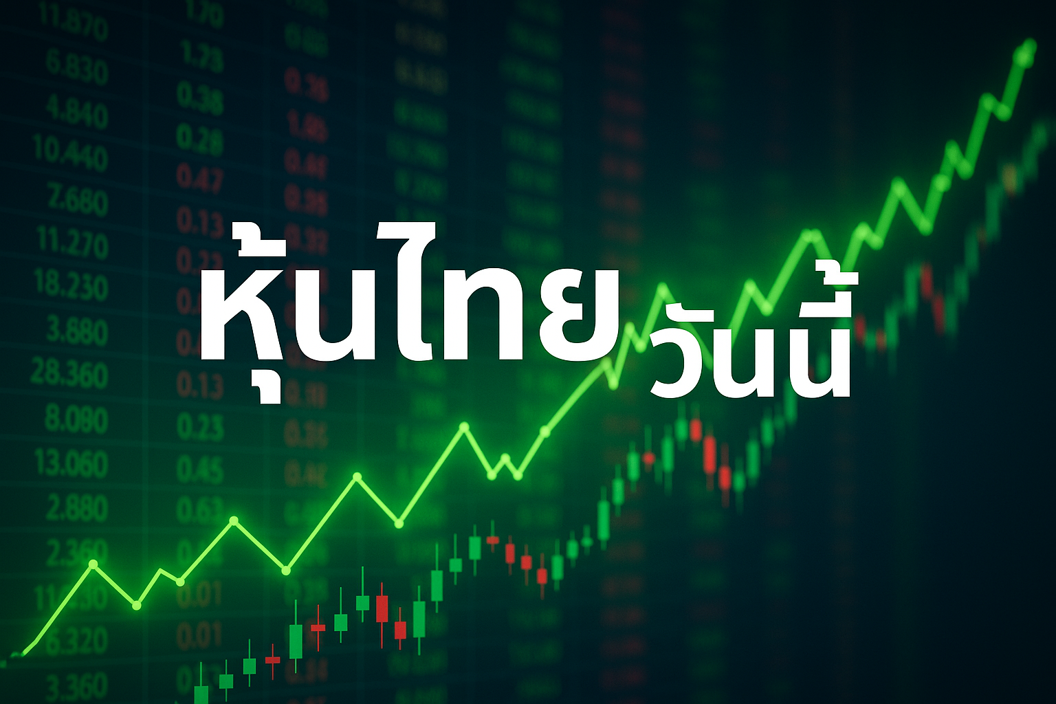 หุ้นไทยวันนี้
