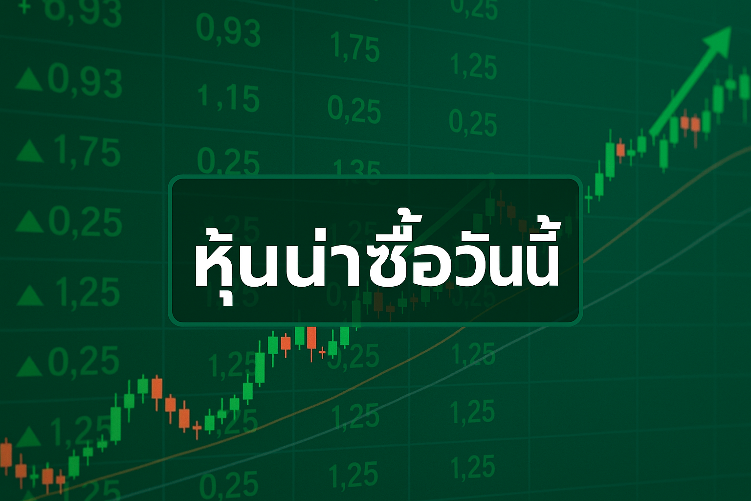 หุ้นน่าซื้อวันนี้