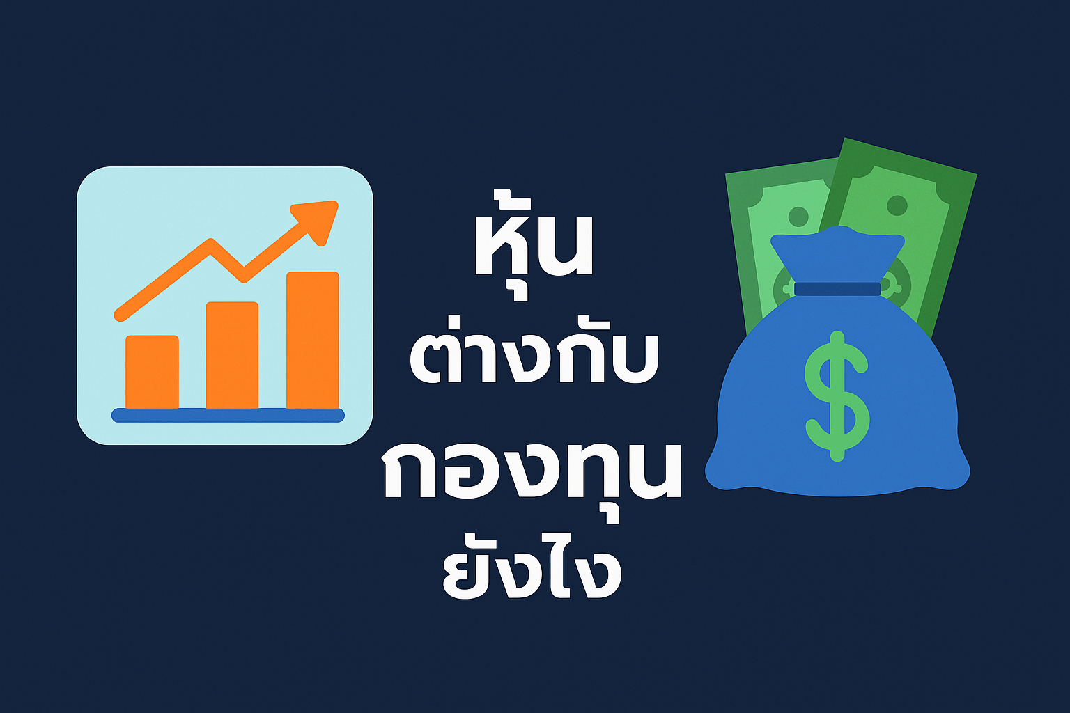 หุ้นต่างกับกองทุนยังไง