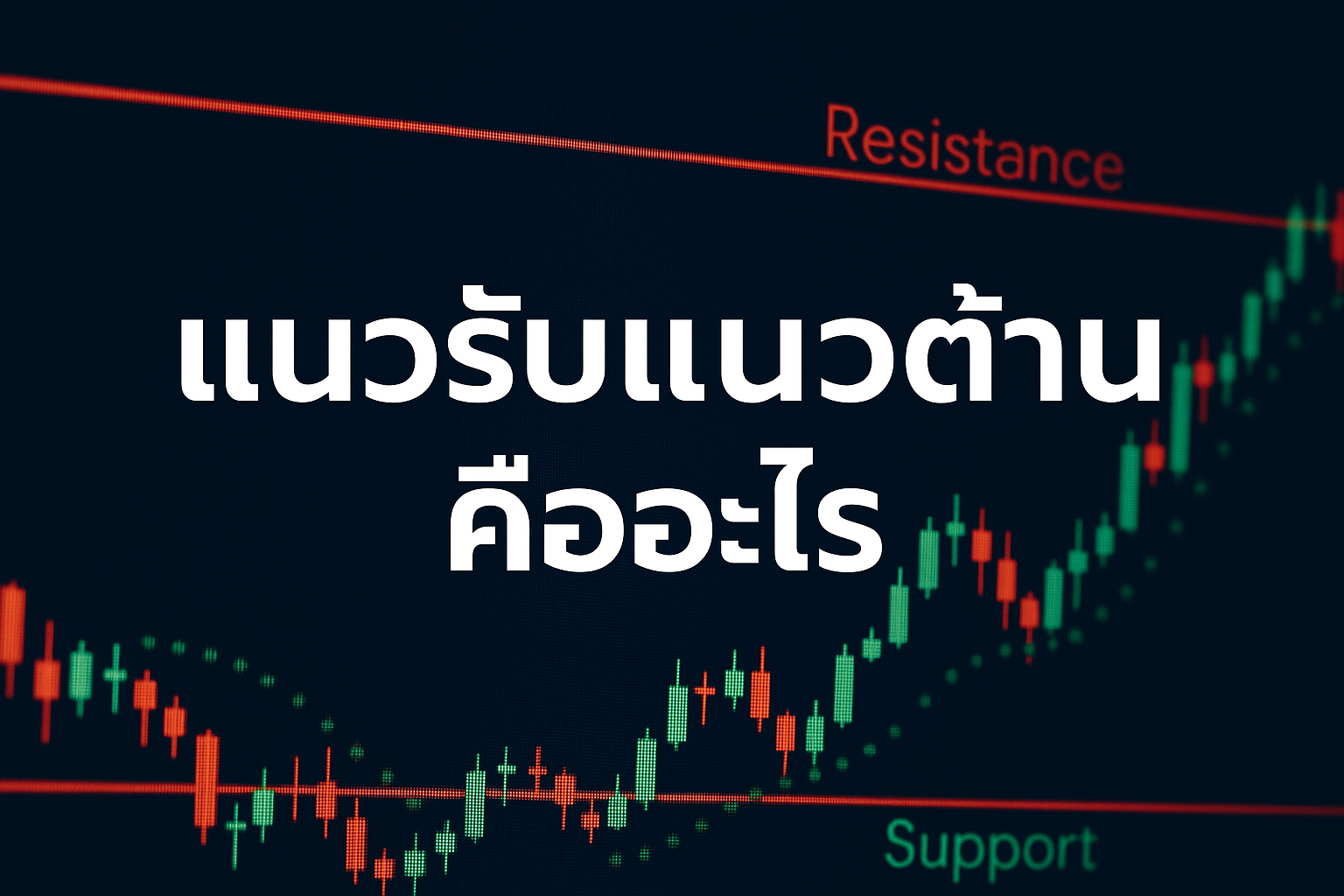 แนวรับแนวต้านคืออะไร