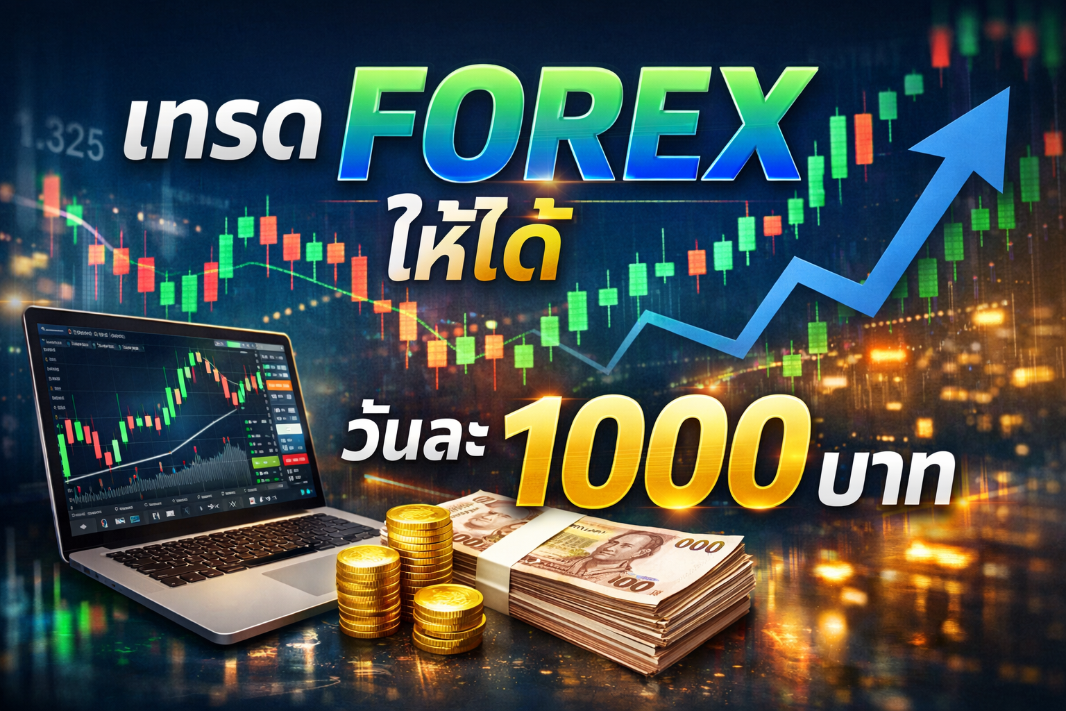 เทรด forex ให้ได้ วันละ 1000 บาท