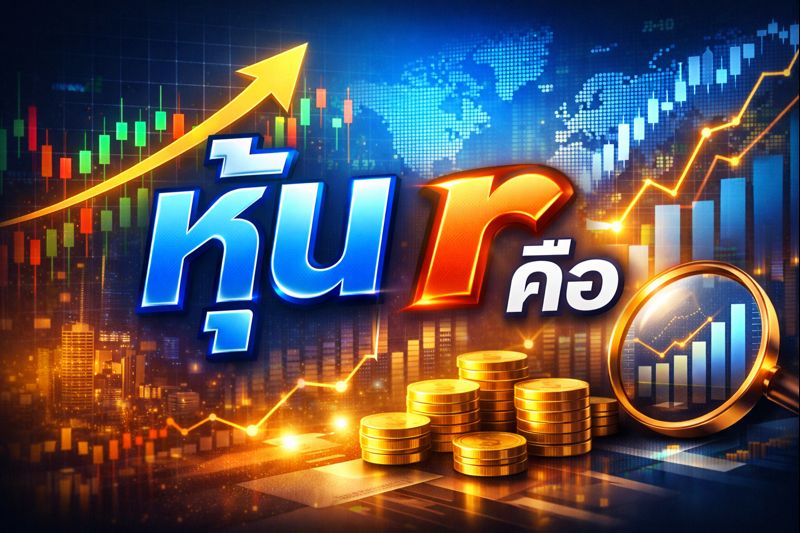 เครื่องหมาย r หุ้น